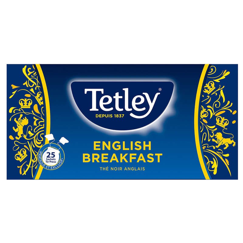 TETLEY Thé anglais english breakfast 50g
